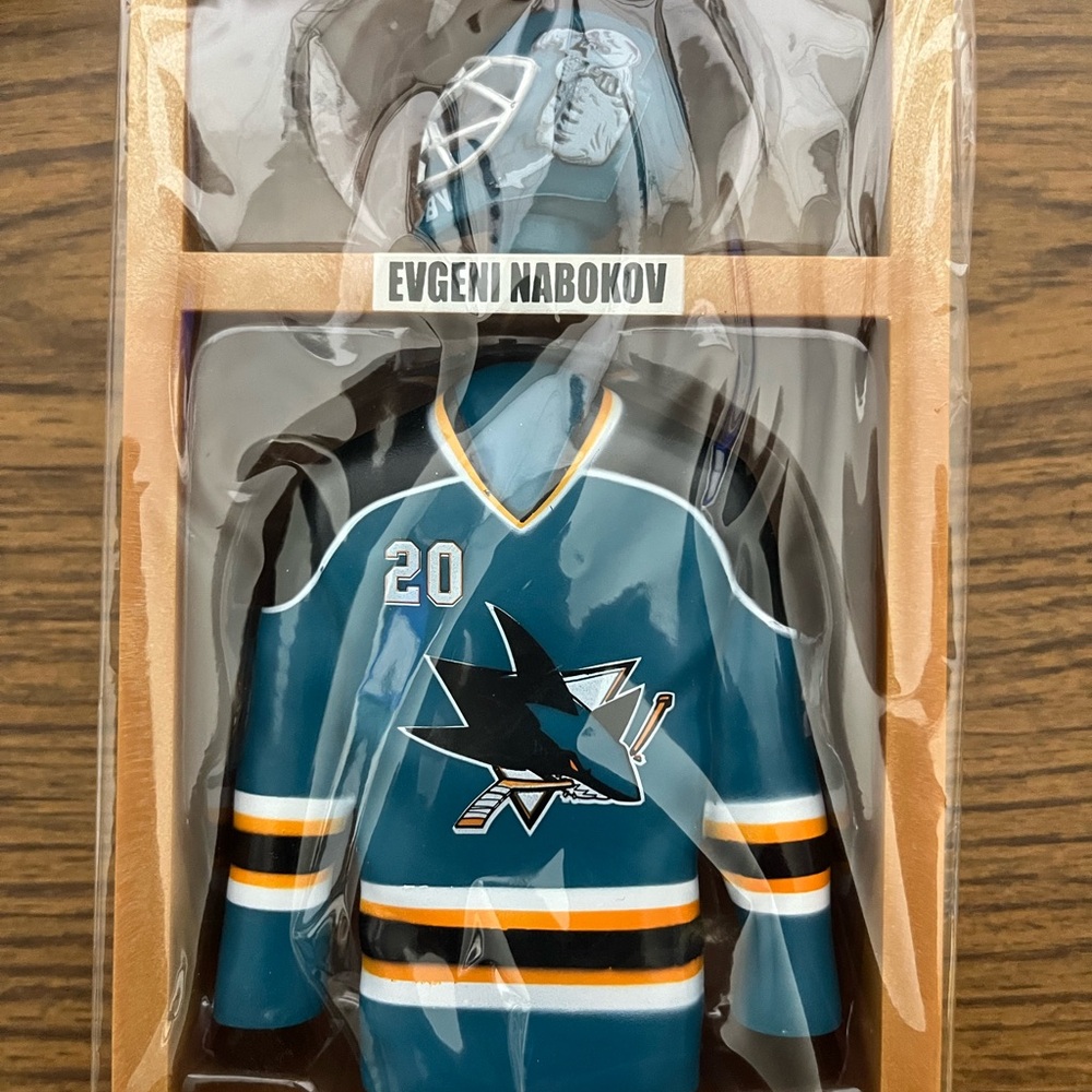 San  Jose Sharks Evgeni Nabokov NHL Alumni Mini Lockers Series 25th Anniversary